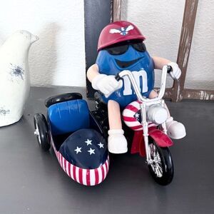 M&M’s Freedom Rider Side Car Motorcycle Toy with Candy Dispenser